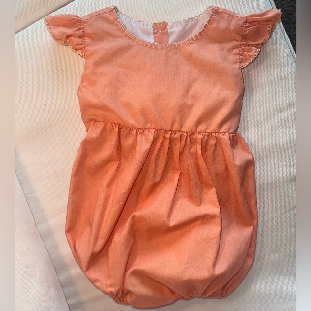 SweetHoney tie back Bubble in melon/light coral size 2T